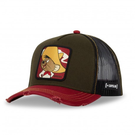 Casquette homme trucker en serge de coton Looney Tunes Speedy