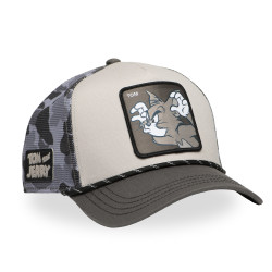 Casquette trucker premium avec filet camouTom and Jerry modèle Tom