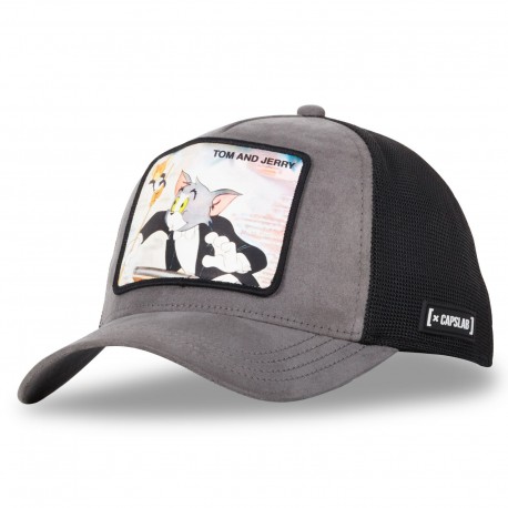 Casquette trucker avec filet finitions premium Tom et Jerry