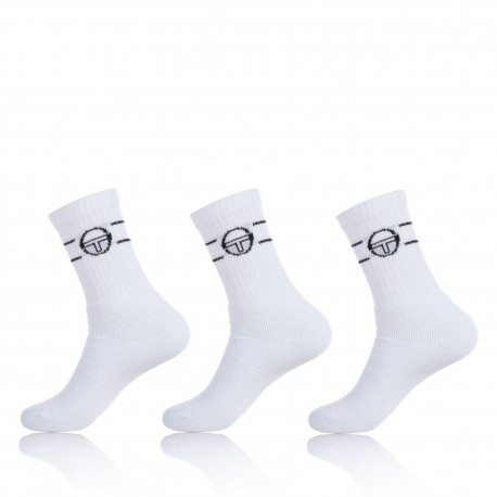 Lot de 3 paires de chaussettes Homme Tennis Tacchini Blanches