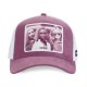 Casquette femme trucker en suedine finitions premium Barbie