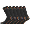 Lot de 6 paires de Chaussettes hautes de travail DEK