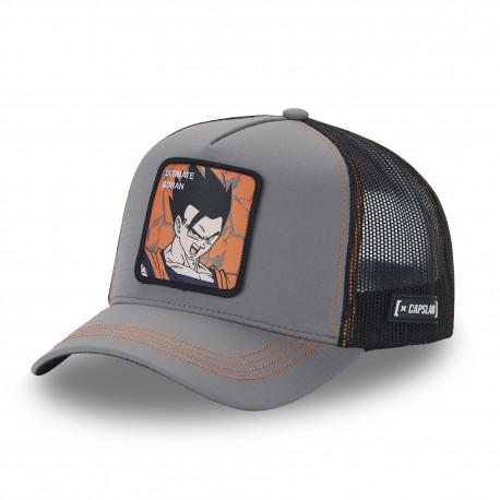 Casquette homme trucker finition prémium Dragon Ball Z Gohan