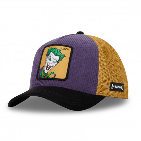 Casquette homme trucker en velour et suedine Dc Comics Prison