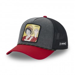 Casquette trucker avec filet finitions premium One Piece Mugiwara