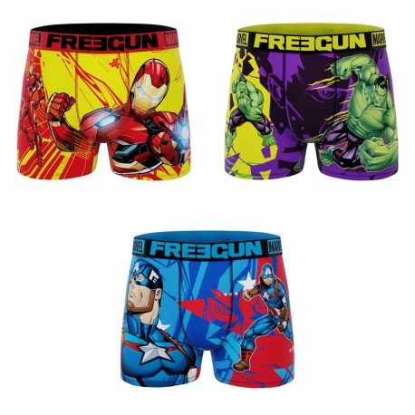 Lot de 3 boxers homme Marvels