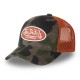 Casquettes Homme en laine baseball avec filet Camo Doux Von Dutch