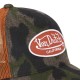 Casquettes Homme en laine baseball avec filet Camo Doux Von Dutch