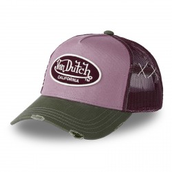 Casquette trucker avec filet effet usé