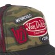 Casquettes homme trucker avec filet et patch Von Dutch