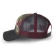 Casquettes homme trucker avec filet et patch Von Dutch