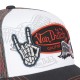 Casquettes homme trucker avec filet et patchs Von Dutch