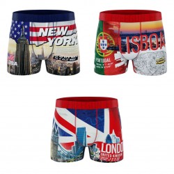 Lot de 3 boxers homme Garantie 2 ans Landscape