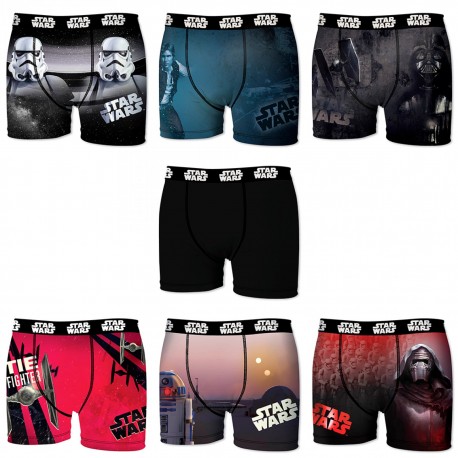 Star Wars Lot De 7 Boxers Homme