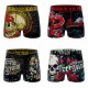 Lot de 4 boxers homme Garantie 2 ans Grunge