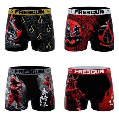 Lot de 4 boxers homme Assassin's Creed