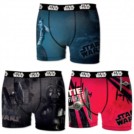 Star Wars Lot De 3 Boxers Homme