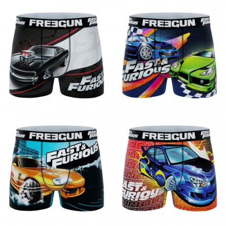 Lot de 4 boxers homme Fast and Furious