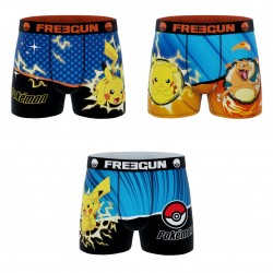 Lot de 3 boxers enfant Pokémon Pikachu Pokeball