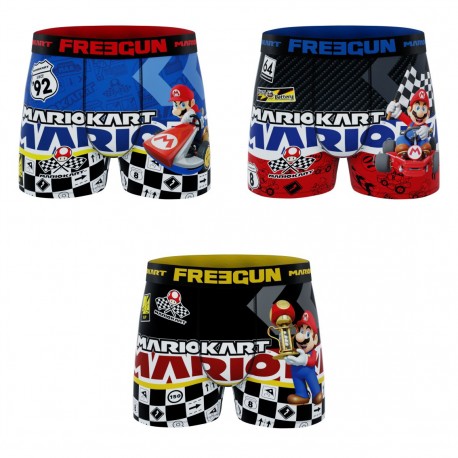 Lot de 3 boxers homme Super Mario Kart