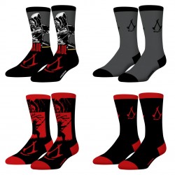 Lot de 4 paires de chaussettes homme Assassin'S Creed