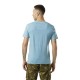 T-shirt homme col v avec logo en coton Tyron