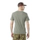 T-shirt homme col v avec logo en coton Tyron