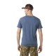 T-shirt homme col v avec logo en coton Tyron