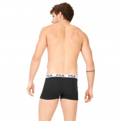 Lot de 4 Boxers coton homme FU5016 Noir et Blanc - FI/1BCX4/FU5016/NB 