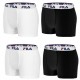 Lot de 4 Boxers coton homme FU5016 Noir et Blanc - FI/1BCX4/FU5016/NB 