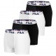 Lot de 4 Boxers coton homme FU5016 Noir et Blanc - FI/1BCX4/FU5016/NB 