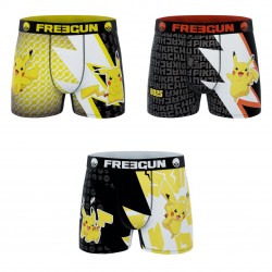 Lot de 3 boxers enfant Pokemon Pikachu