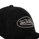 Casquette baseball en suedine Black