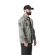 Veste homme militaires avec badges Airbone