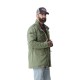 Veste homme militaires avec badges en coton M65