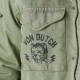 Veste homme militaires avec badges en coton M65