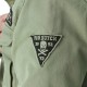 Veste homme militaires avec badges en coton M65