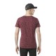 T-shirt homme col v imprimé en coton Tyron