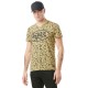 T-shirt homme col v imprimé en coton Tyron