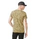 T-shirt homme col v imprimé en coton Tyron