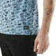 T-shirt homme col v imprimé en coton Tyron