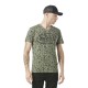 T-shirt homme col v imprimé en coton Tyron