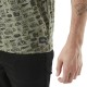 T-shirt homme col v imprimé en coton Tyron