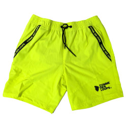 Boardshort court homme ceinture élastique Néon