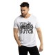 T-shirt col rond en coton homme Logo