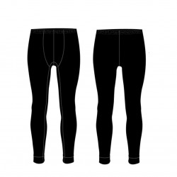 Legging homme sport avec caleçon thermique Under Noir