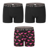 Lot de 3 boxers homme coton Bio Gots Flamingo
