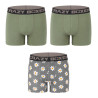 Lot de 3 boxers homme coton Bio Gots Flower