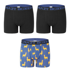 Lot de 3 boxers homme coton Bio Gots Lama