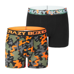 Lot de 2 boxers homme en coton Bio Gots Camo